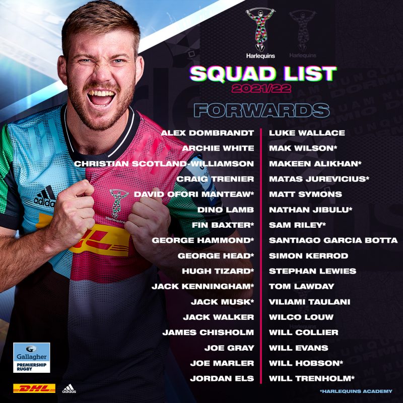 ShedCreative Harlequins 2021/22 Graphic Branding site Design